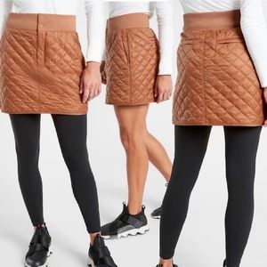 Athleta Quilted Lodge Puff Skirt